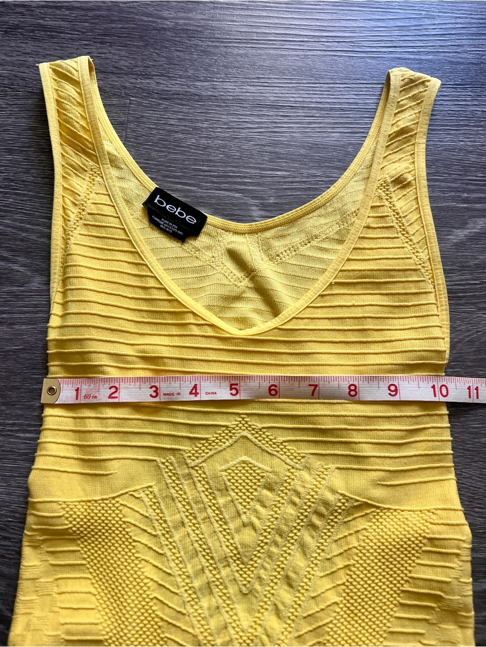Bebe Sexy Summer Yellow Sleeveless Bodycon Dress - Women - Picture 4 of 6